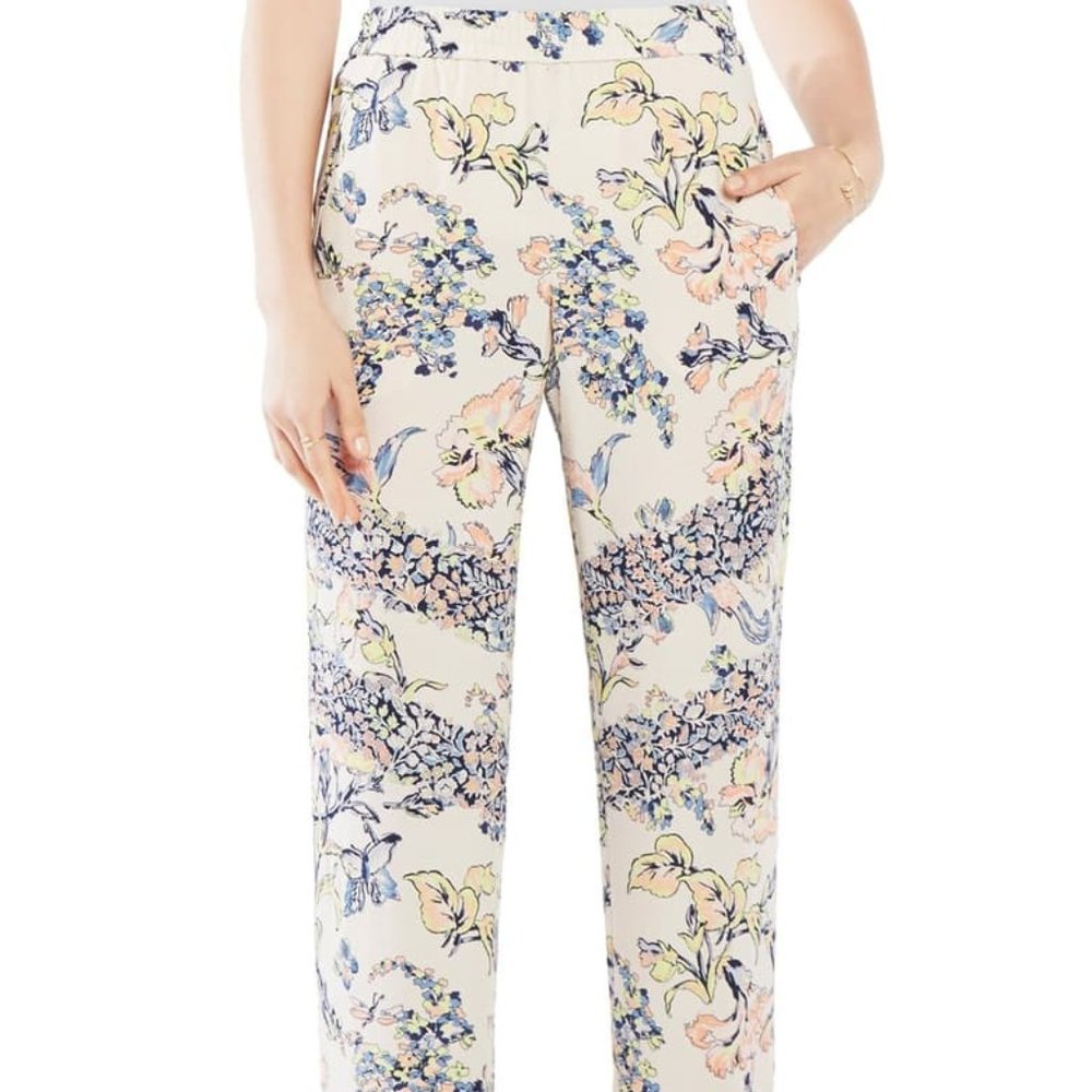 BCBGMAXAZRIA Ryen Floral Pants XS